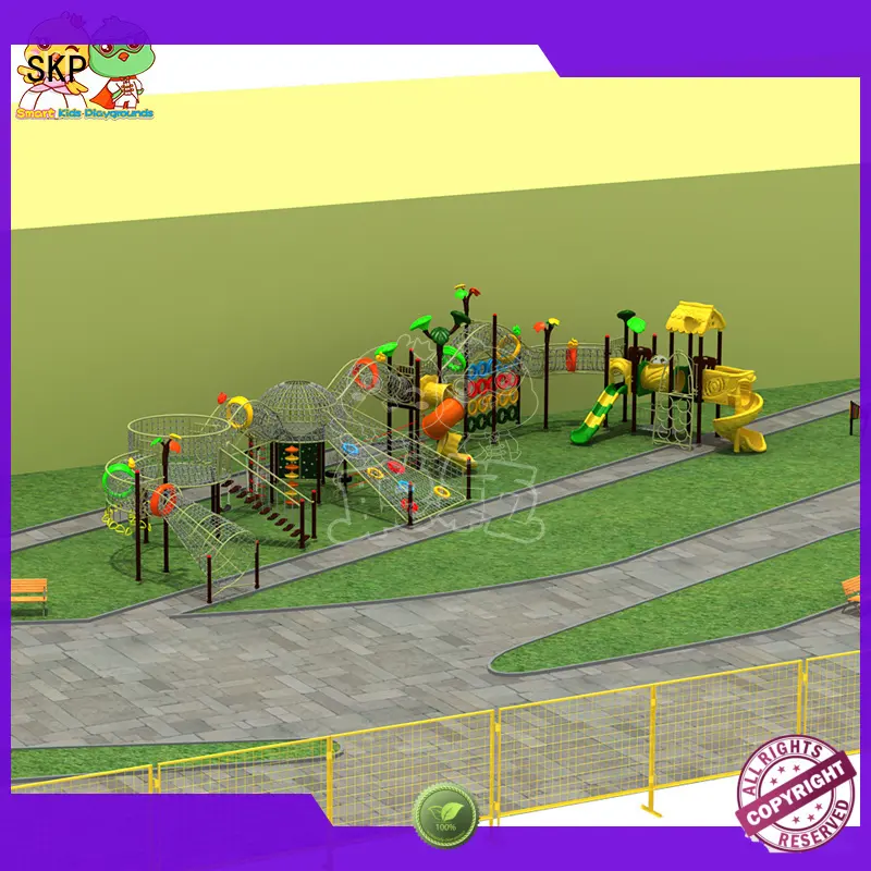 SKP stable plastic slide wholesale for Amusement park 1