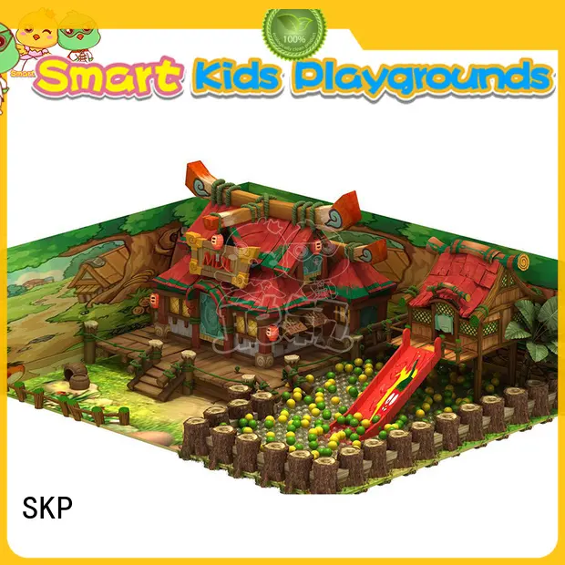 SKP wooden playground supplier for indoor play area 1