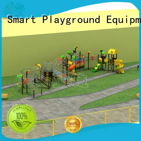 stable wooden slide amusement directly sale for residential area 1