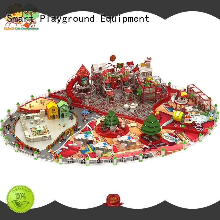 SKP customized wooden playground equipment for kids fun for plaza 1