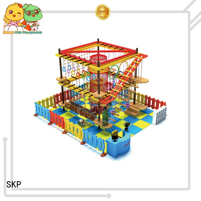 SKP funny rope play equipment for challenge for plaza 1
