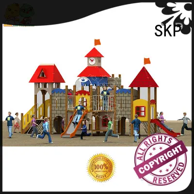 SKP slides jungle wooden slide factory for supermarket 1