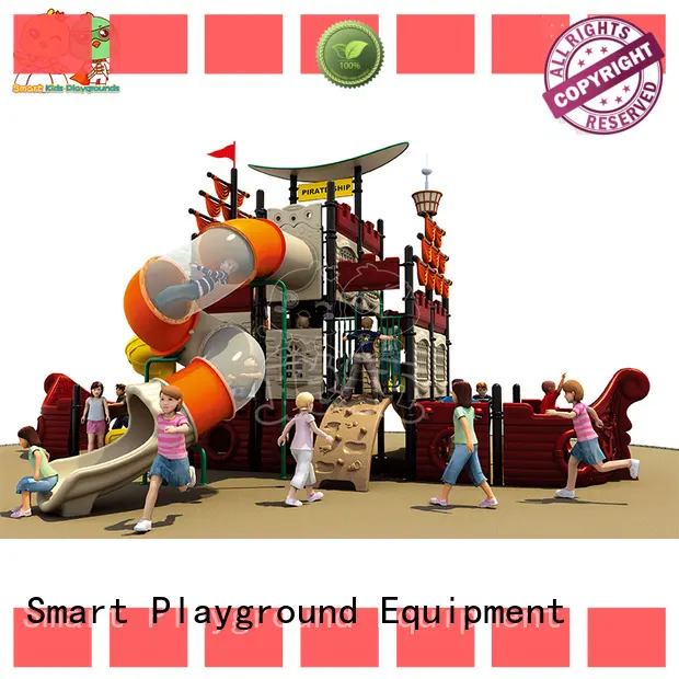 SKP safe wooden slide factory for pre-school 1