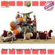 SKP safe wooden slide factory for pre-school 1