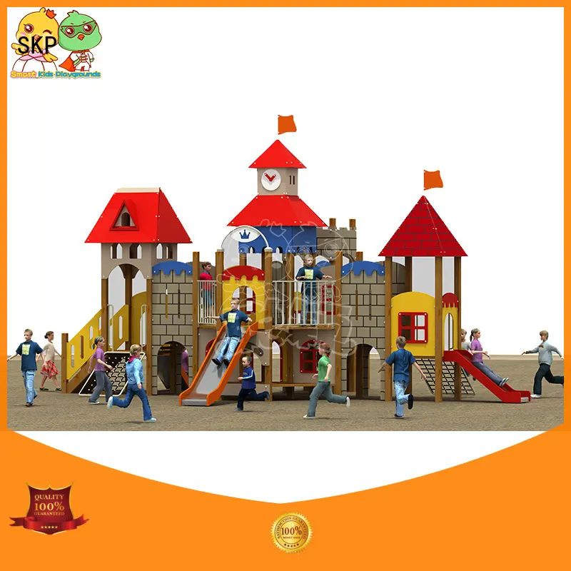 SKP amusement plastic slide wholesale for supermarket 1