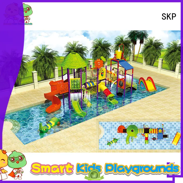 SKP security water slides simple assembly for plaza 1