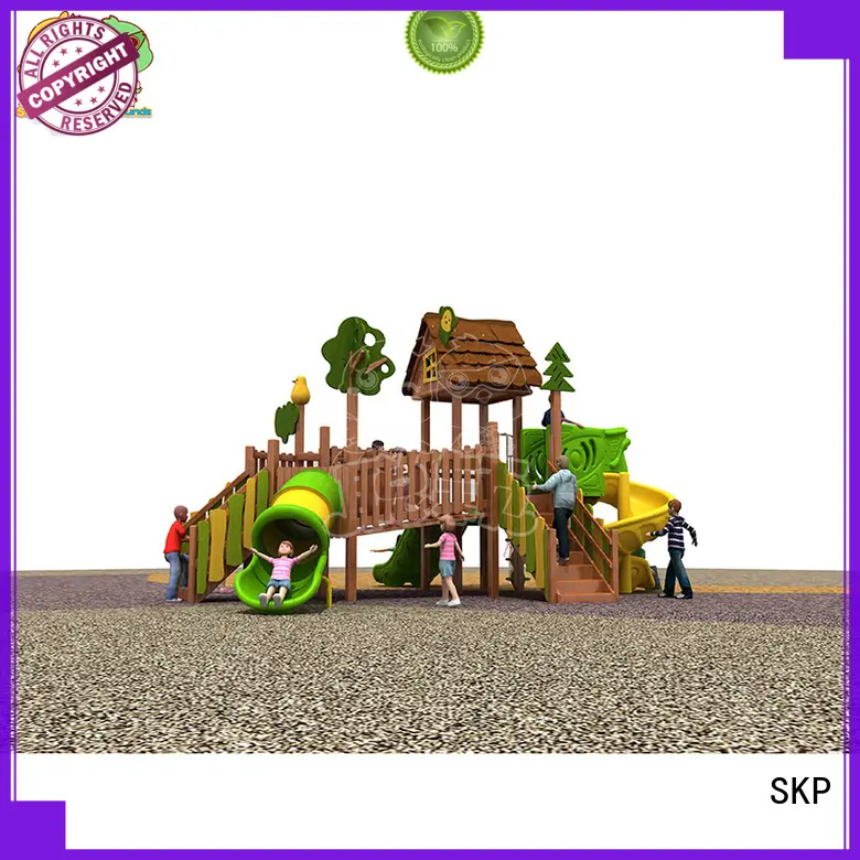 durable wooden slide play factory for pre-school 1