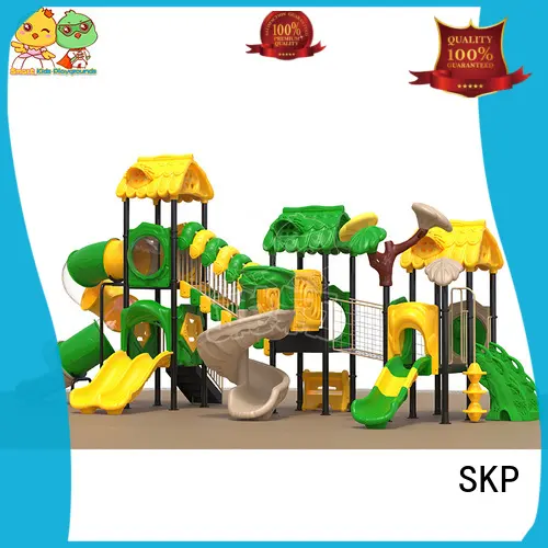 stable plastic slide wooden wholesale for kindergarten 1