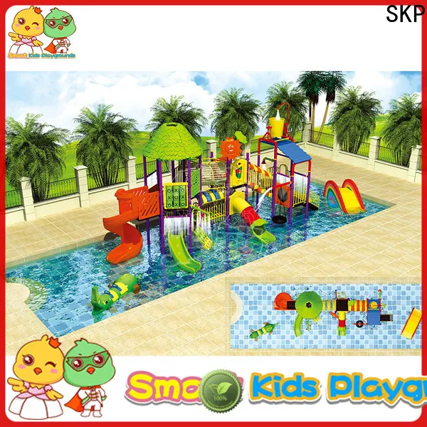 SKP popular park water slides simple assembly for plaza 1