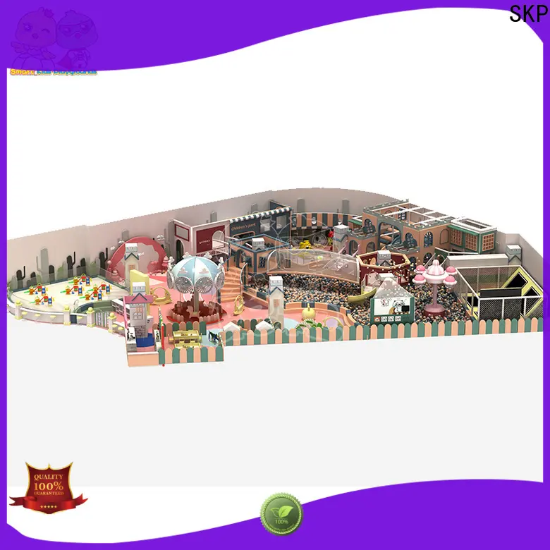 SKP wooden playground equipment for kids fun for indoor play area 1