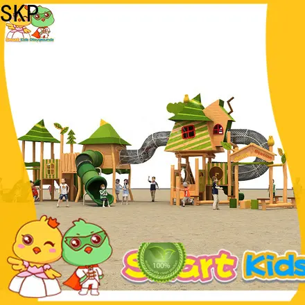 SKP outdoor wooden slide wholesale for supermarket 1
