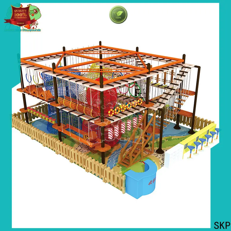 SKP indoor rope play equipment supplier for indoor play area 1