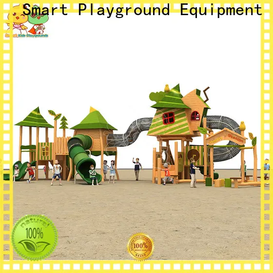 SKP amusement wooden slide for kindergarten 1