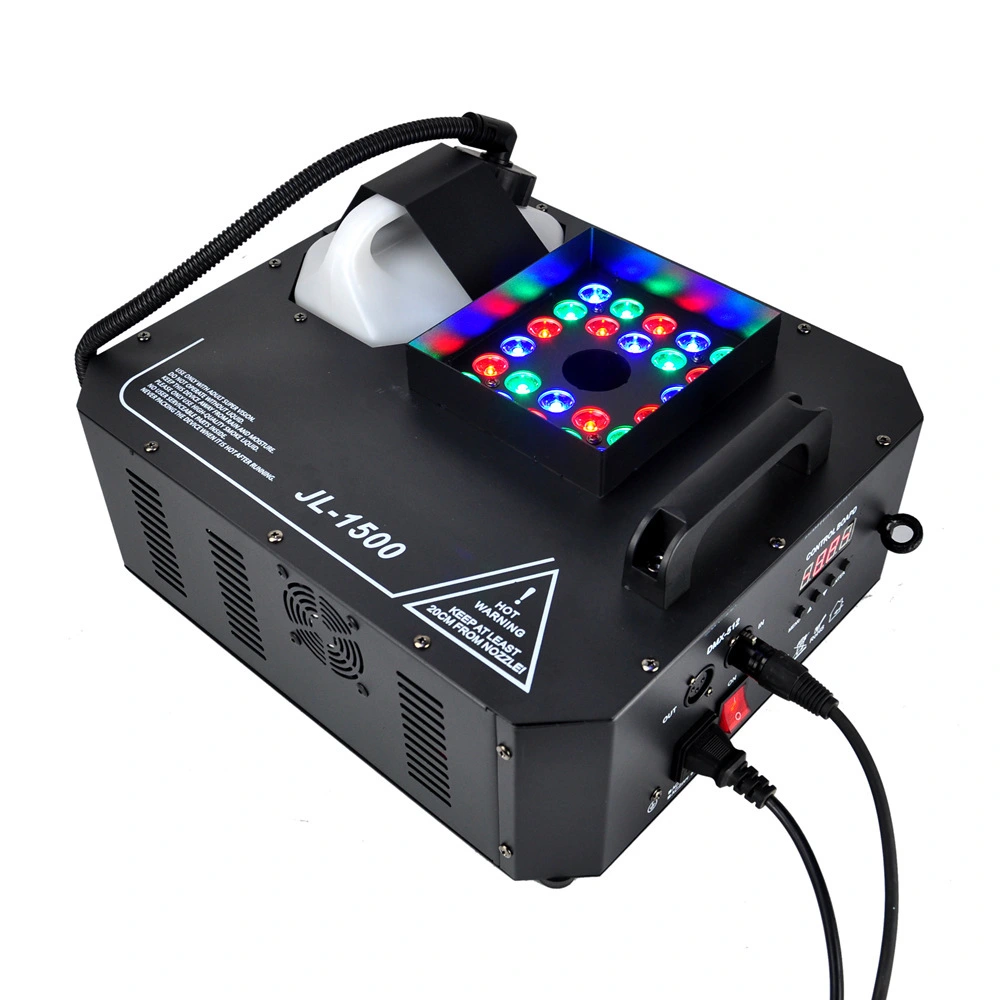 1500W Upward Fog Machine with 3-Color Inner Flame 1