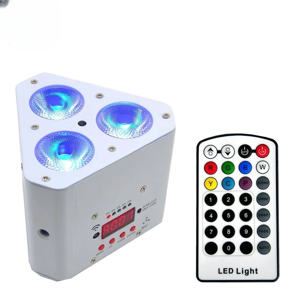 Triangle Disco Led Par Can Uplights 3x18W 1