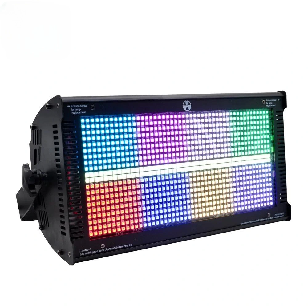 Stage Backdrop Strobe Chase Light - 8x8 RGB Matrix & 96 White SMD LED Panel for Wall Washing Effect 1