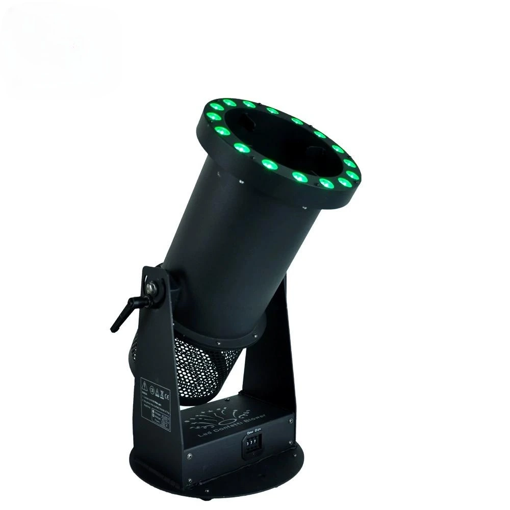 15x3W RGB LED Confetti Cannon with DMX512 Control for Stage, Bar, and Wedding Events 1