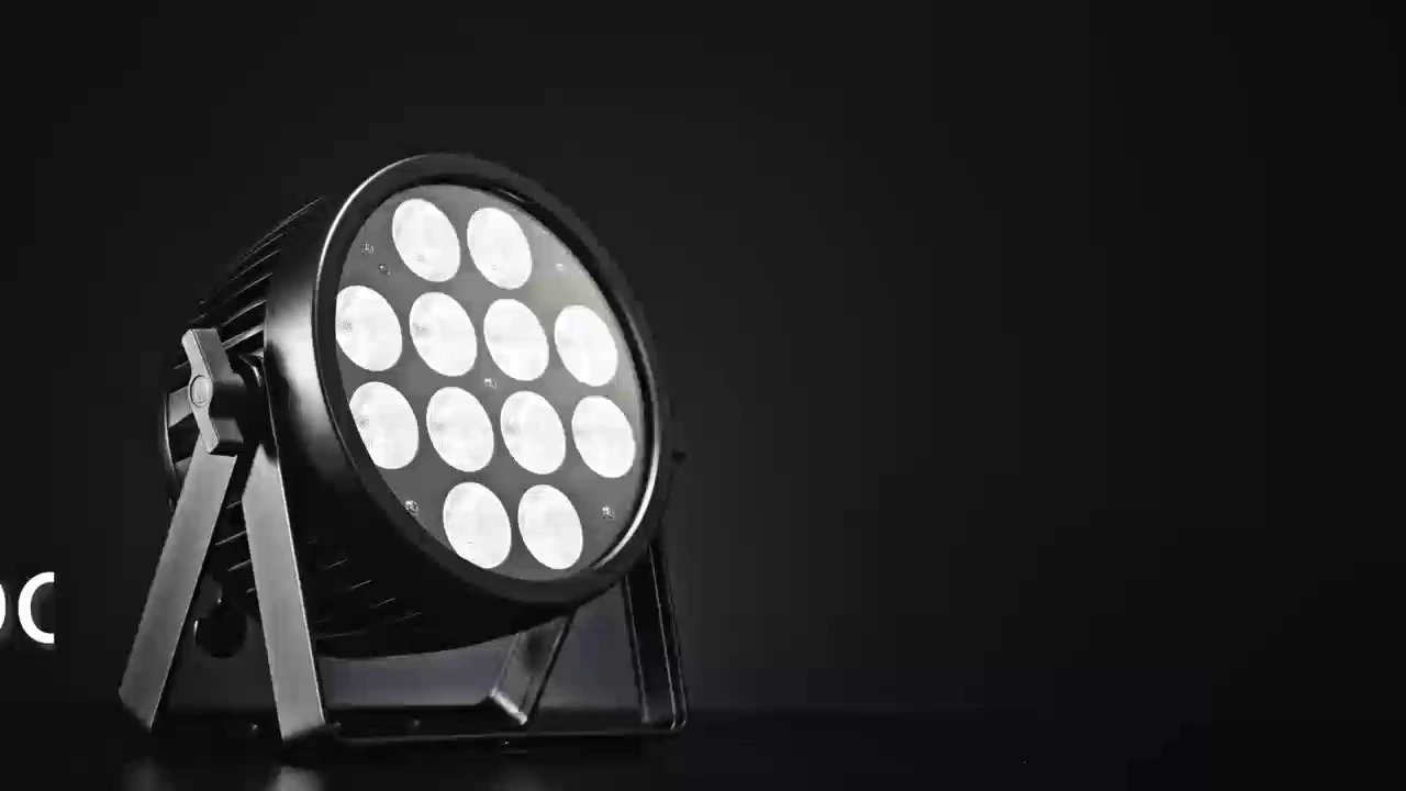 Wireless Battery LED Par Can Stage Lights 12x18W 1