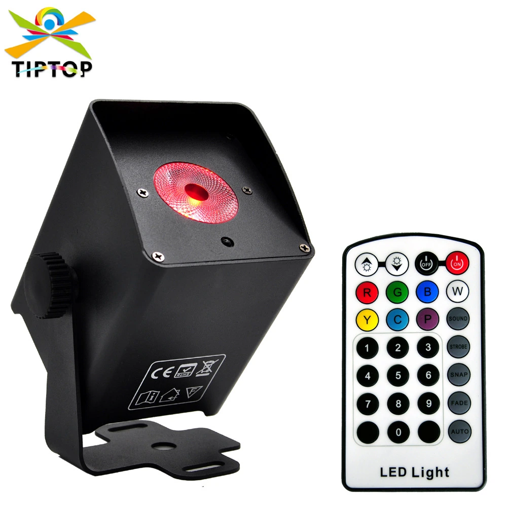Wireless Infrared Remote 18W LED Battery Par Light for Portable Stage and Event Lighting 1