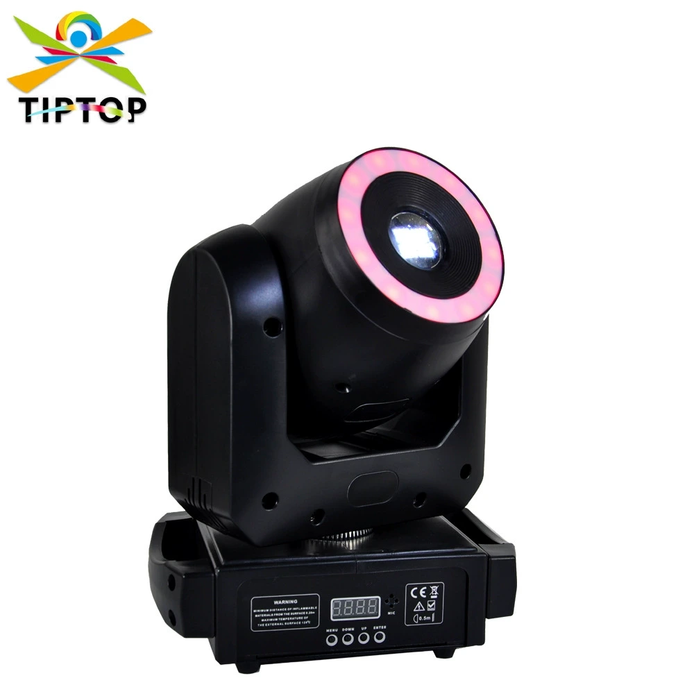 100W LED Moving Head Beam Light with 12x 0.3W RGB LED Strips for Mobile DJ 1