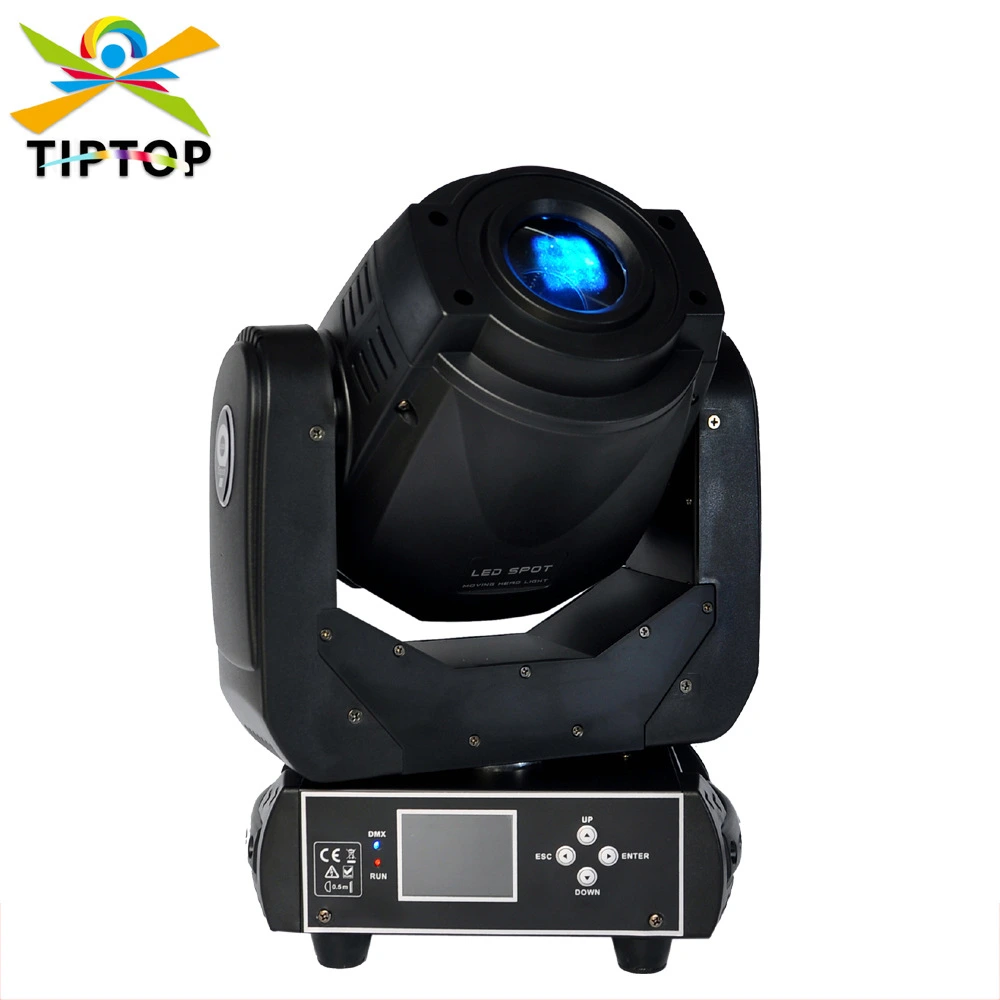 90W LED Moving Head Light - Professional DMX 512 Control Gobo Spot with LCD Display & 3-Face Prism for Stage Lighting 1