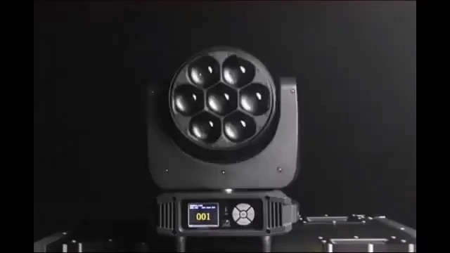7x40W Super Beam LED Moving Head Light RGBW Zoom Beam/Wash Light for Stage and Club 1