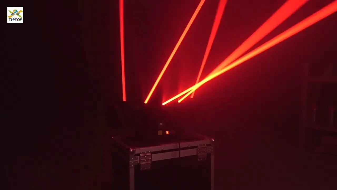5-Head High-Power 10W RGB Laser Moving Head with DMX & Pixel Control 1