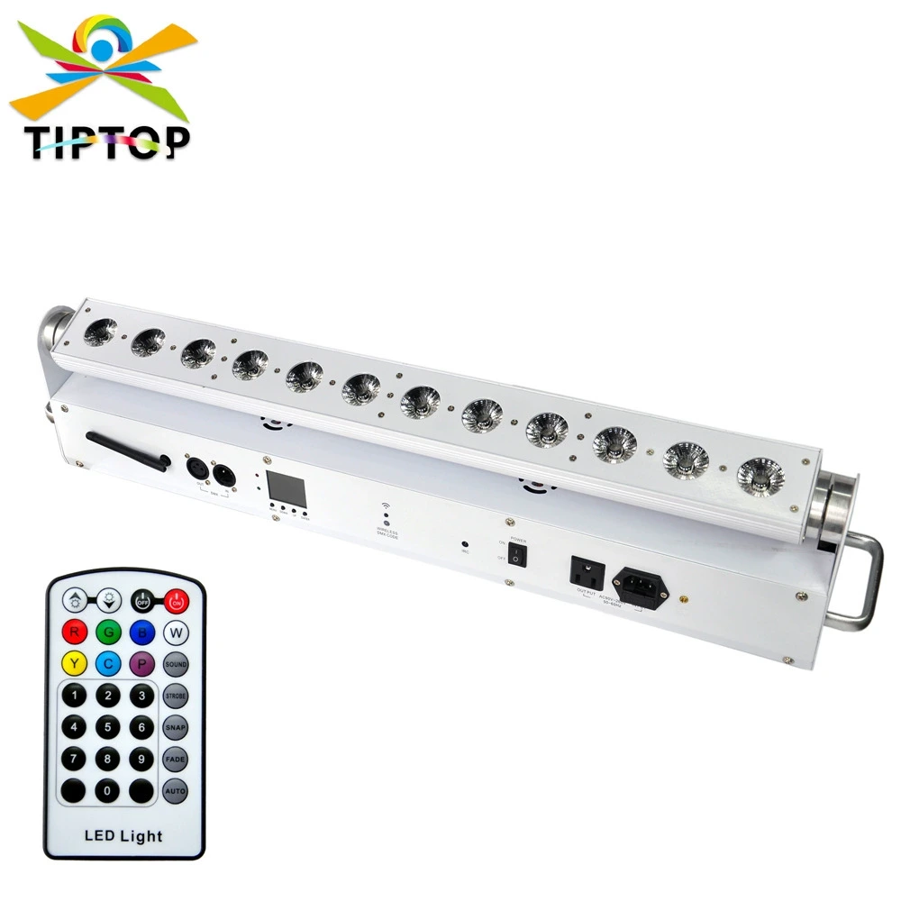Wireless 12x18W RGBWA+UV LED Wall Washer for Stage & Wedding Backdrop 1