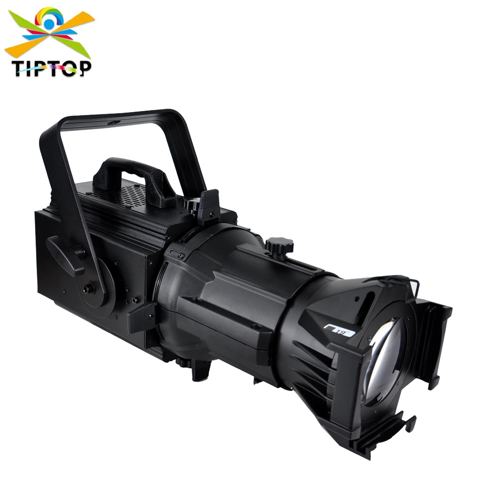 200W LED Stage Follow Spot & Pattern Projector with Framing Shutters – 3200K/5600K & Full Color Models for Theaters & Studios 1