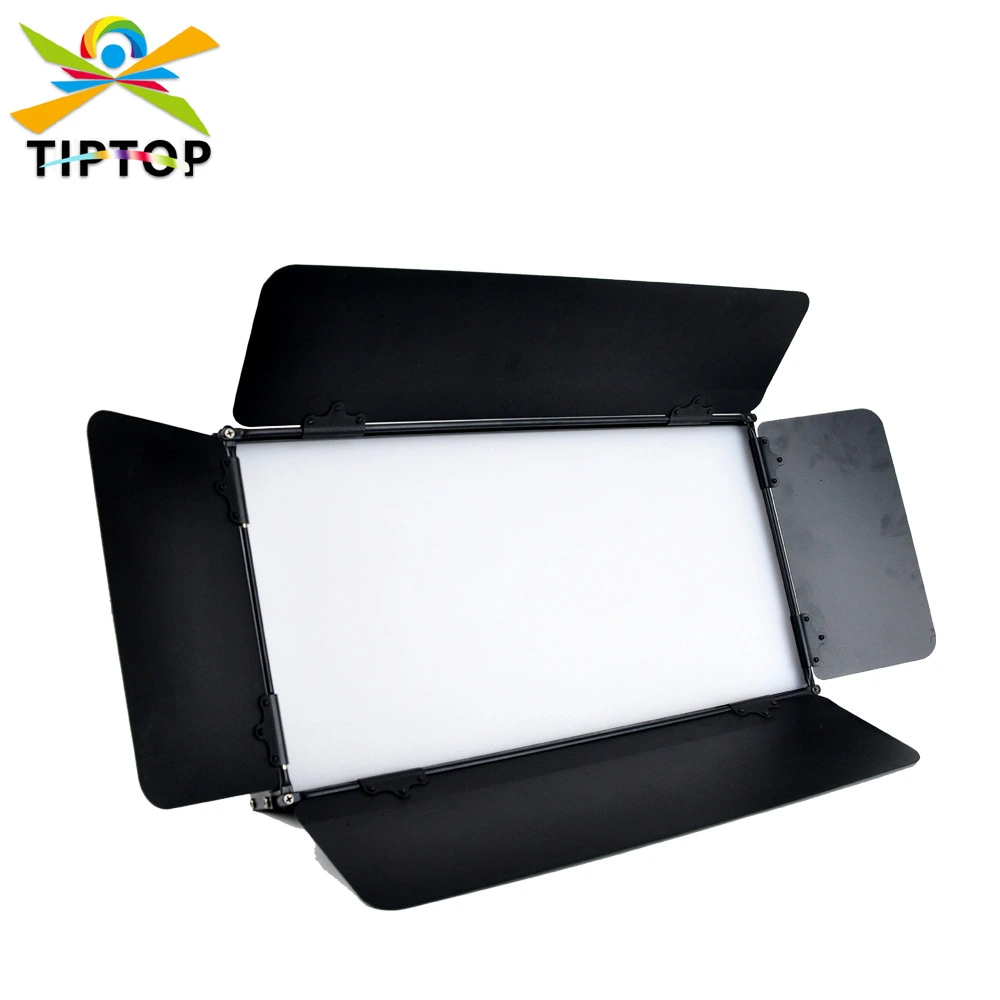 200W Silent LED Studio Light - 512 Lamp Beads, Fanless Cooling System, Adjustable Barn Doors for Film & Television Production 1