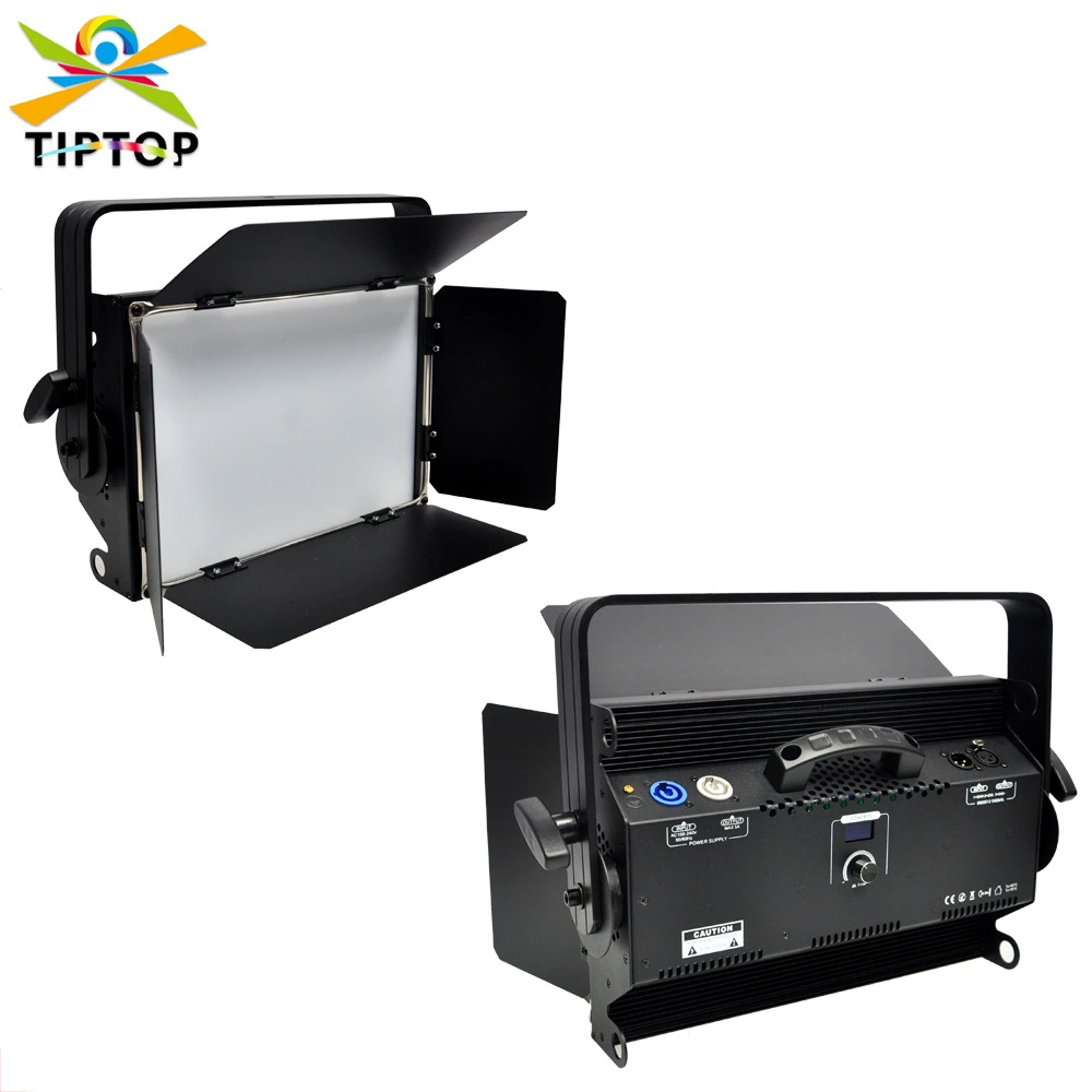 Panneau lumineux LED 100 W avec variateur DMX, softbox de studio, température de couleur réglable et volets amovibles. 1