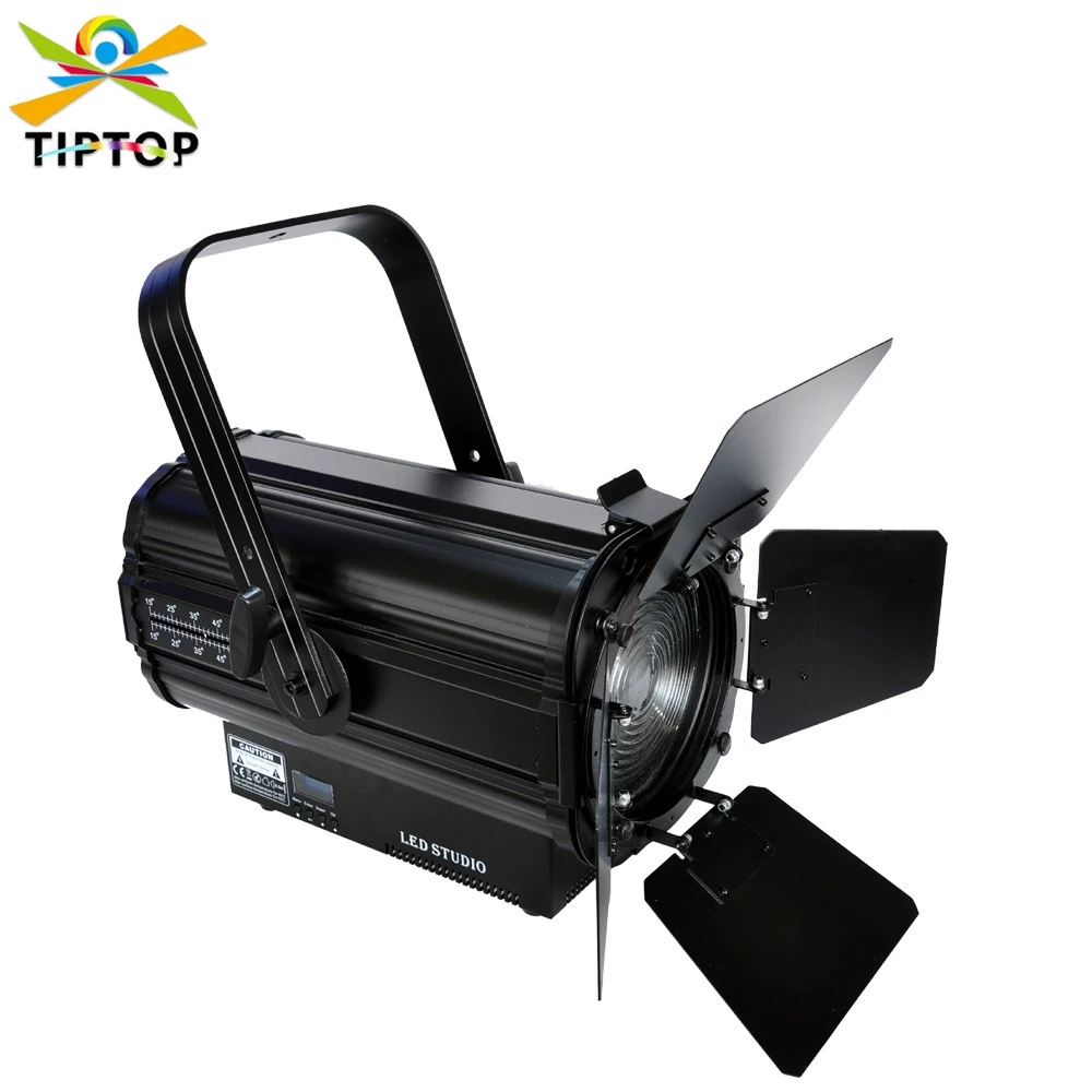 Projecteur LED professionnel 200 W avec volets – Zoom réglable, blanc + 4 couleurs, IRC élevé pour les événements. 1