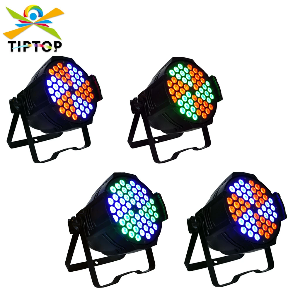 Projecteur PAR LED 3-en-1 RGB 54x3W avec effet moulin à vent pour éclairage de scène, idéal pour bars, karaokés, fêtes, DJ et événements scéniques. 1