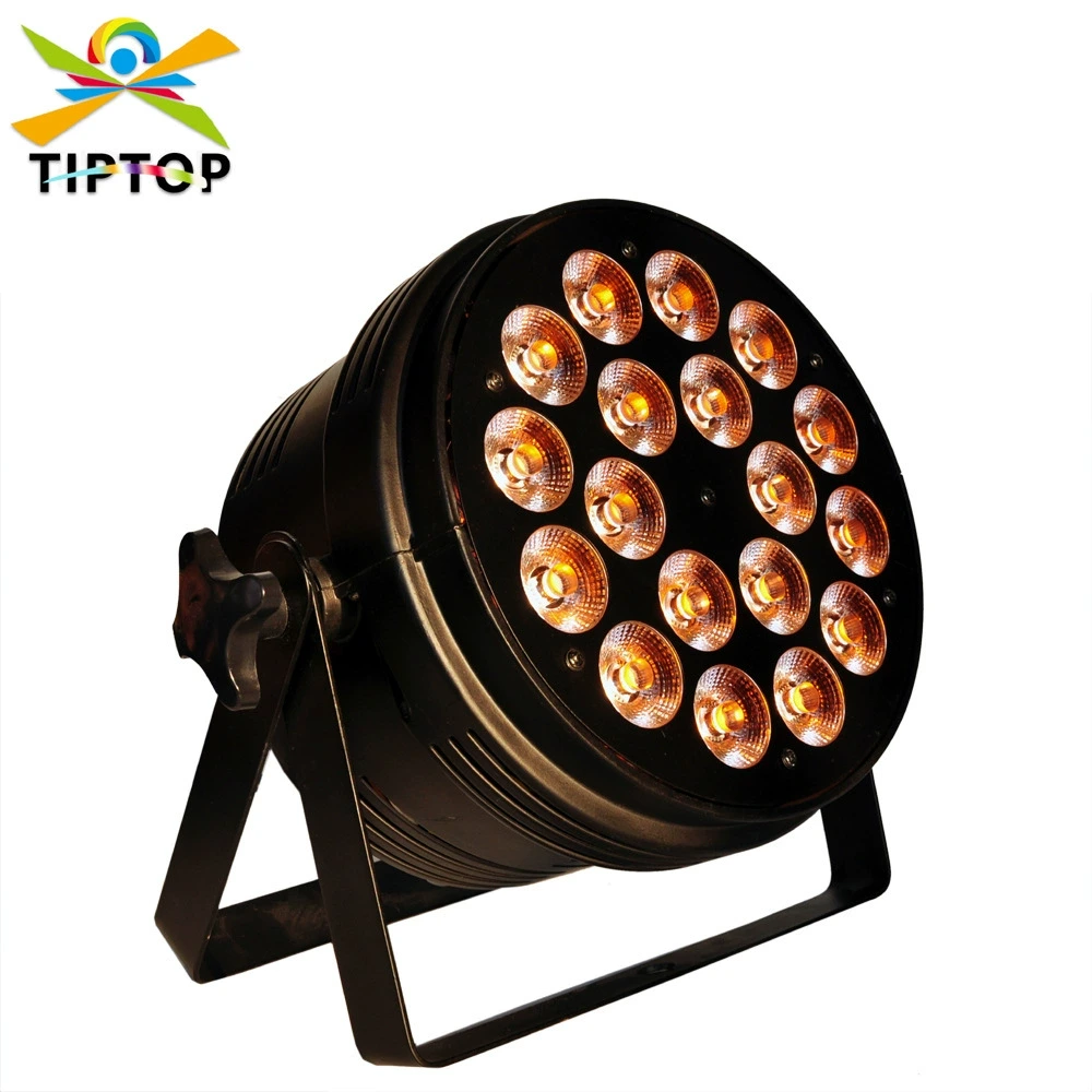 Projecteur PAR LED RGBW 4-en-1 18x12W/15W/18W, mélange de couleurs, boîtier en aluminium moulé sous pression, éclairage de scène pour DJ et soirées disco 1