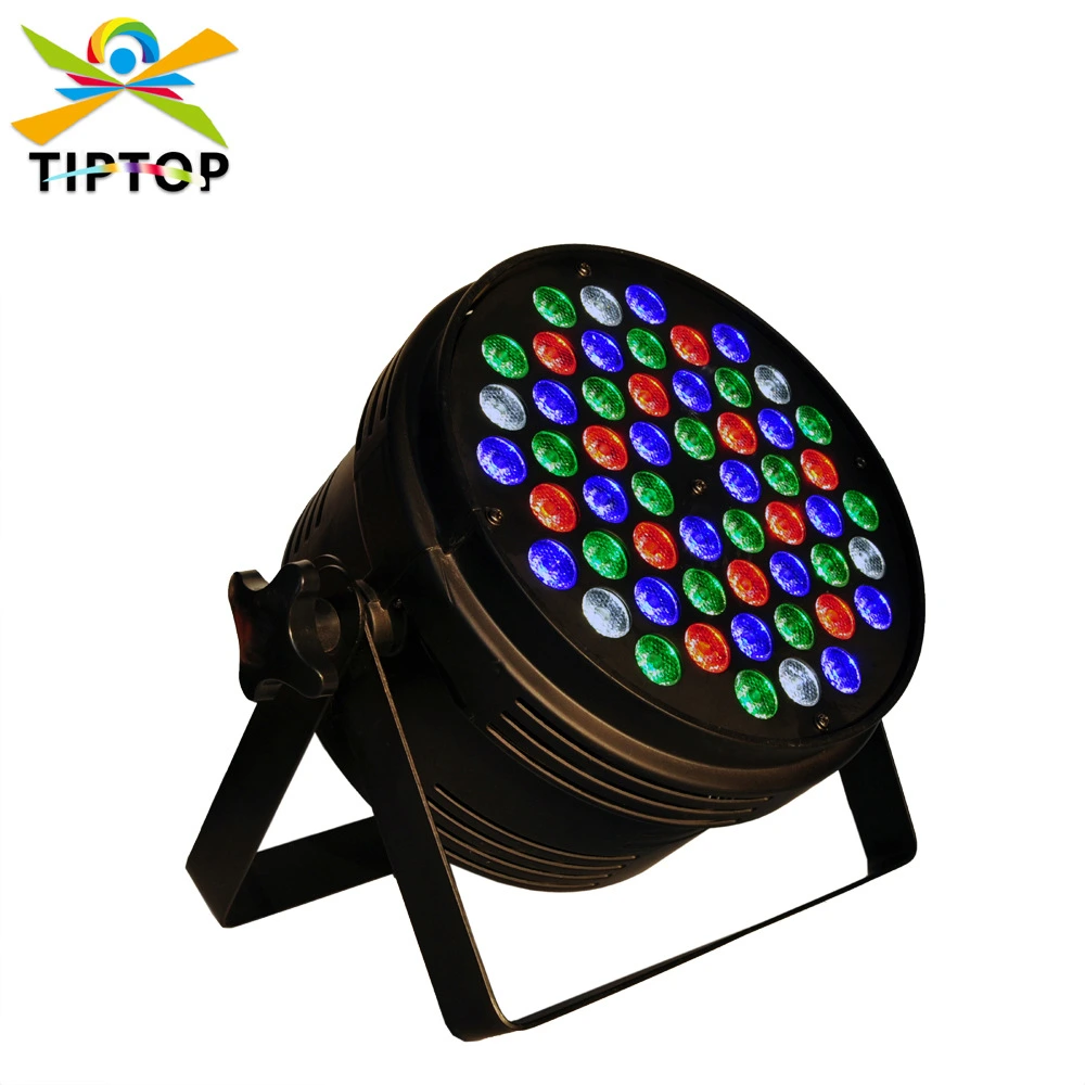 Foco LED PAR RGBW de 54x3W, aluminio fundido a presión, mezcla de colores 4 en 1 para escenarios/eventos. 1