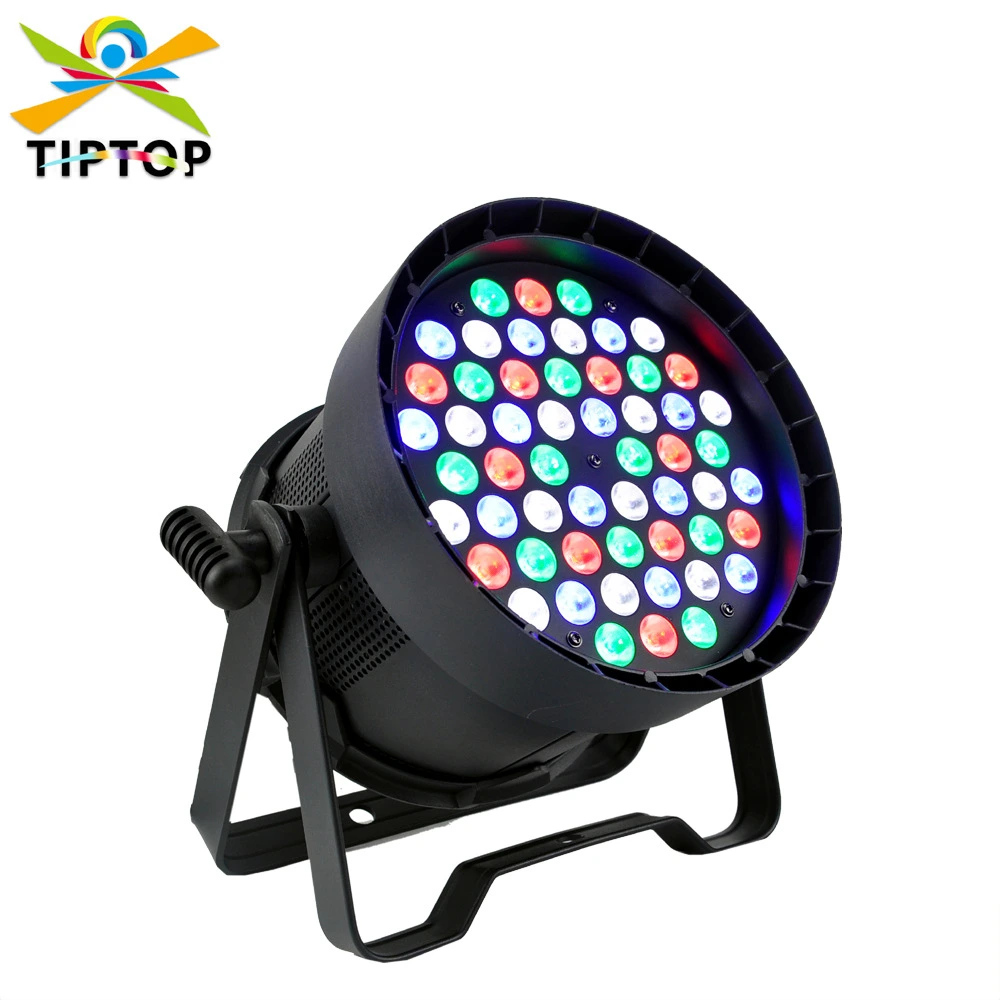 Projecteur PAR LED RGBW 54x3W multicolore DMX512 pour scène, idéal pour bars, clubs, mariages et fêtes. 1