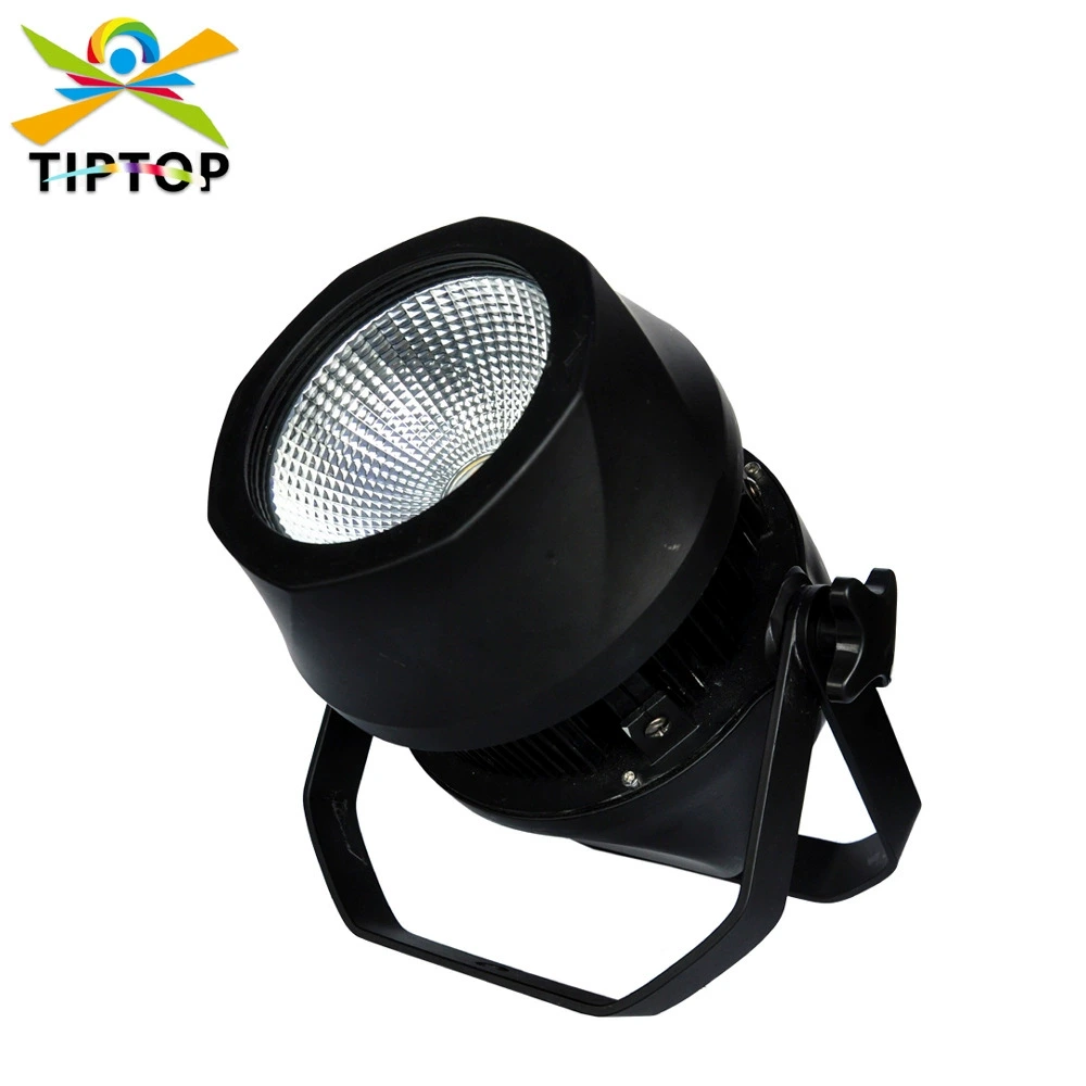 Refletor LED COB Par de 200W IP65 à prova d'água – Luz frontal de palco externa de alta potência, branco quente para iluminação de casamentos e eventos. 1
