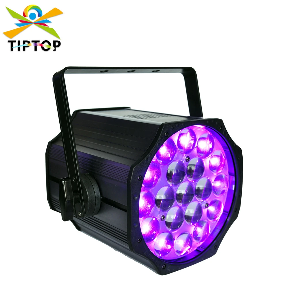 Full-Color Focusable Zoom Control PAR Light with 19x12W RGBW 4-in-1 LEDs for Stage Color Wash and Front Lighting 1