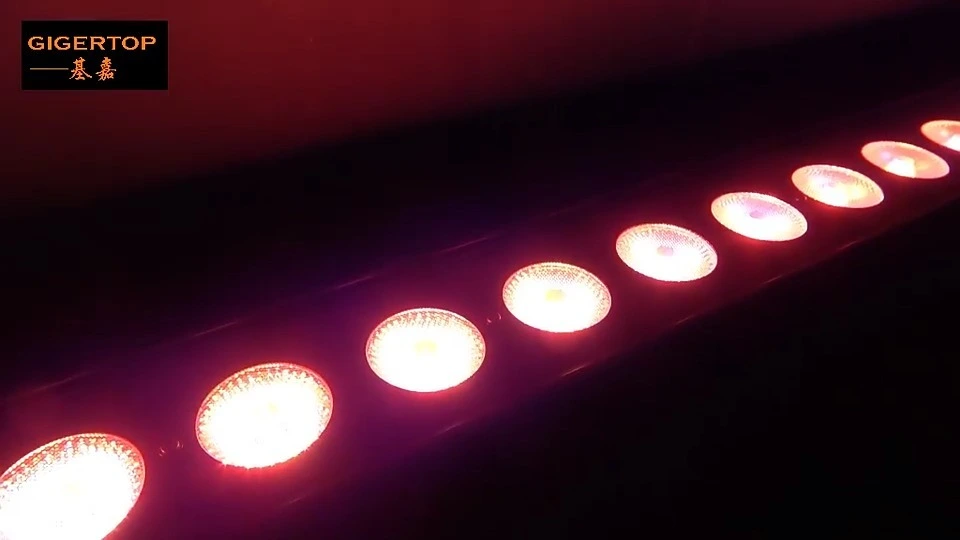 Conjunto de 6 refletores LED de 12W/15W/18W para iluminação de parede – Multicoloridos, Controle DMX512, Ativados por Som e com Modo Automático, Iluminação de Palco com Efeito de Iluminação Decorativa. 1