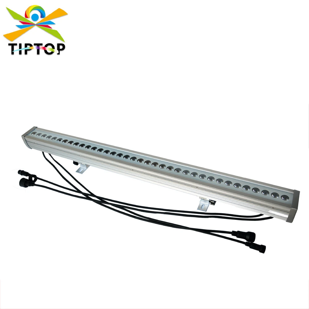 Luminária de parede LED RGB 3 em 1 de camada única, 36 x 3W, à prova d'água – Ideal para iluminação de palcos externos. 1