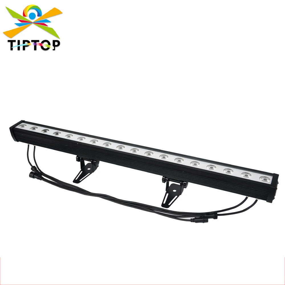 18 focos LED RGB de 3 W para iluminación de paredes – Control de píxeles y mezcla de colores para escenarios y fondos 1