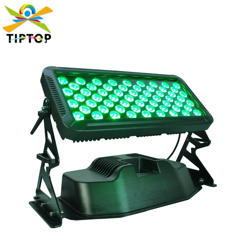 60 x 12W RGBW 4 in 1 Proiettore LED impermeabile per esterni - Illuminazione dal basso per matrimoni, palcoscenici, facciate e illuminazione architettonica 1