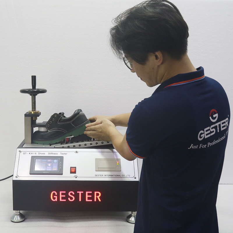 LCD Control Shoes Bending Stiffness Tester GT-KA16 1
