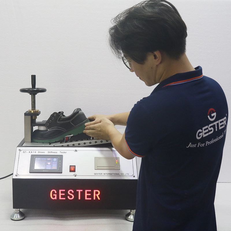 LCD Control Shoes Bending Stiffness Tester GT-KA16 1