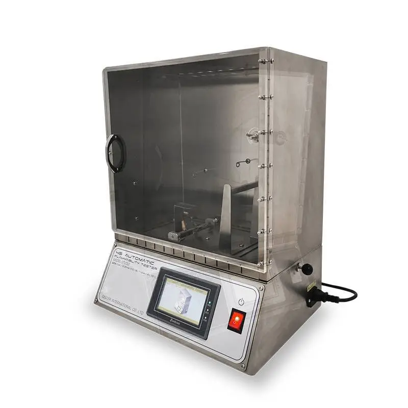 45 Degree Flammability Tester ASTM D1230 Test Apparatus GT-C32 1