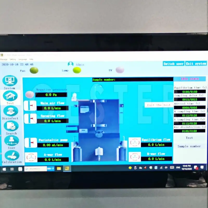 GESTER Instruments ffp3 mask testing equipments manufacturers for test 4