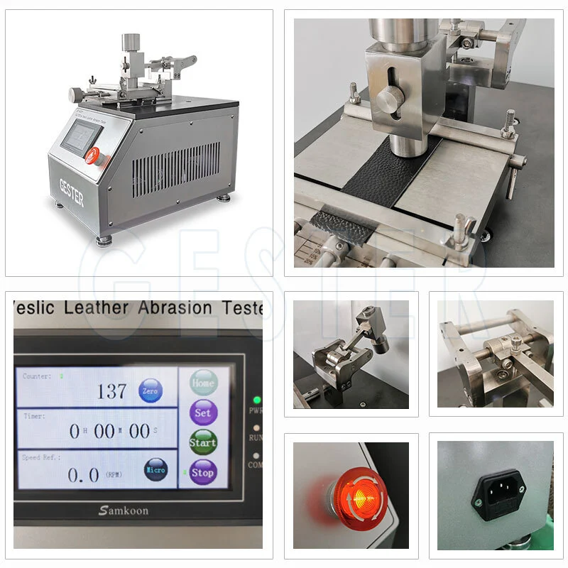 IULTCS Veslic Leather Abrasion Tester 1Position GT-KC01-1 1