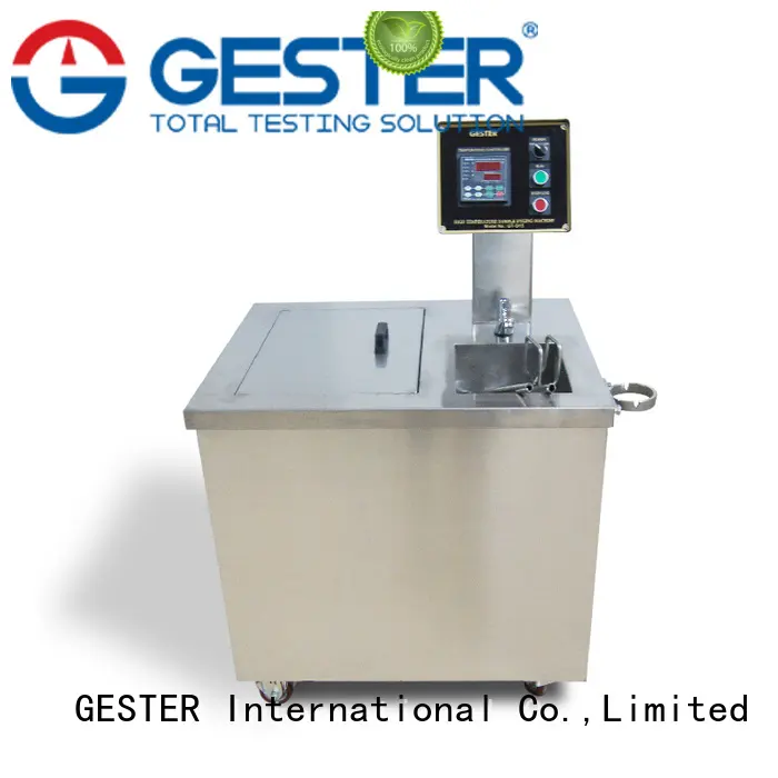 GESTER Fabric Testing Machine procedure for fabric 1