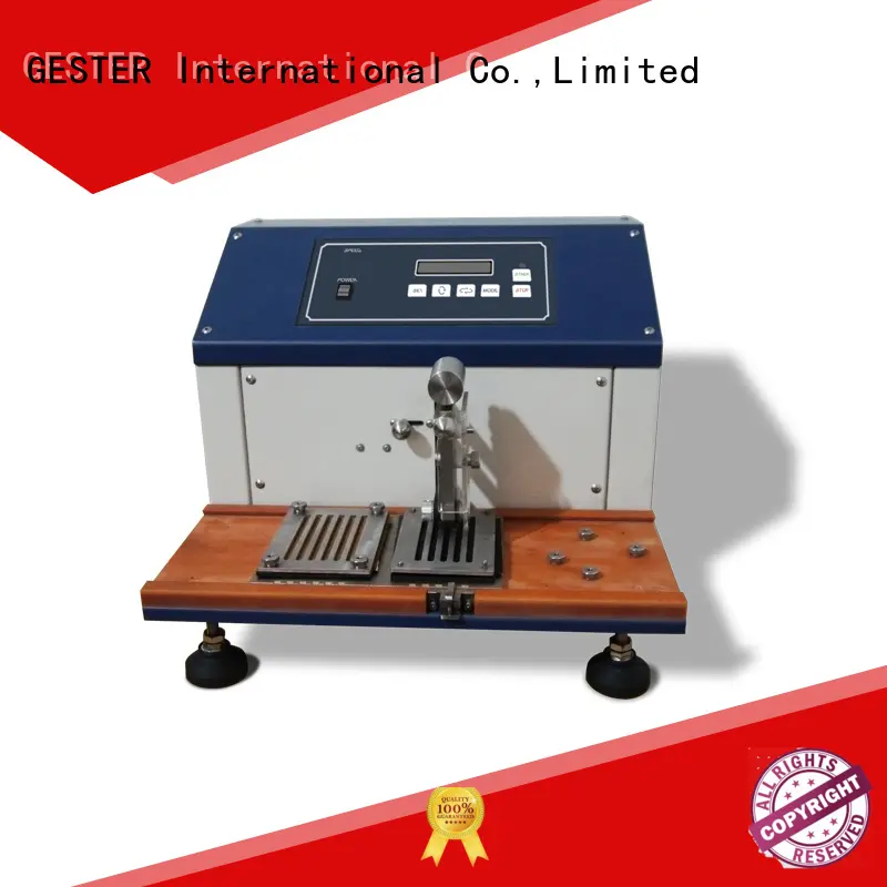 GESTER electronic bally leather flexing tester supplier for she 1