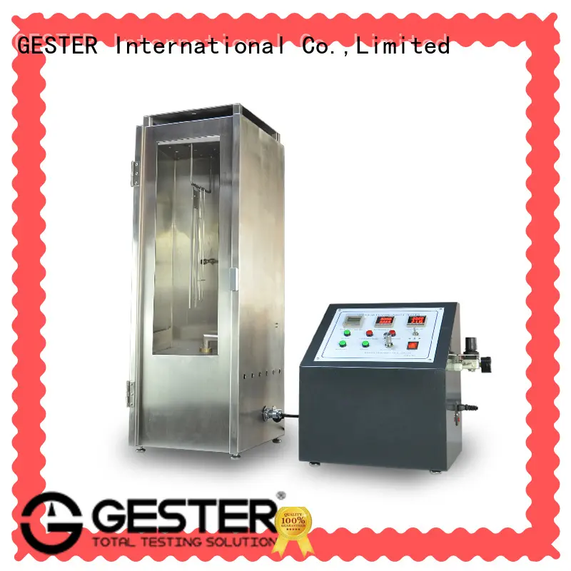 GESTER fabric flammability tester standard for test 1